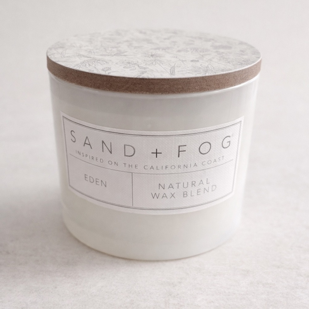 Sand + Fog Eden Candle - White